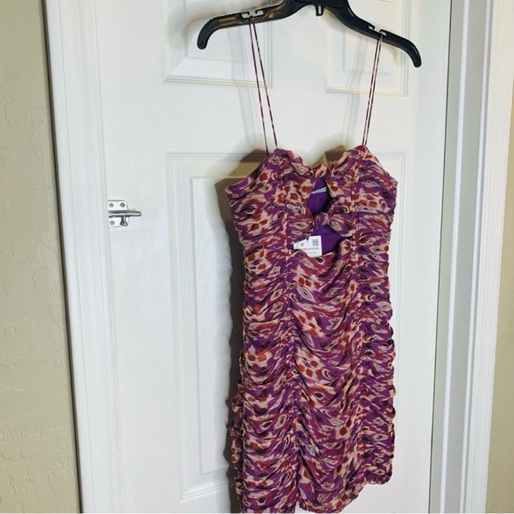 Zara Bodycon Dress Front Cutouts Size XS - Picture 4 of 9